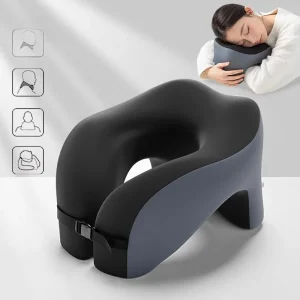 1pc Memory Foam U-shaped Travel Neck Support Pillow